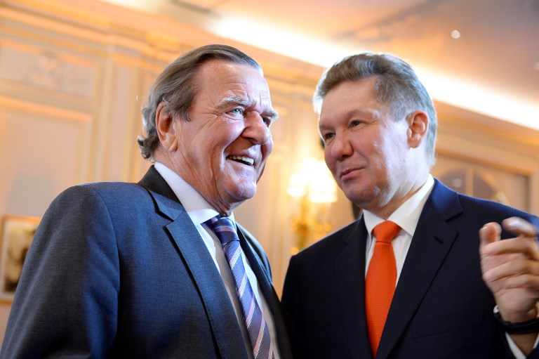 Image result for Gerhard Schroeder and Alexey Miller Gazprom